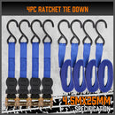 10Pcs Ratchet Tie Down Straps 997KG 4.5M Trucks Trailer Strap ‎Stainless Steel-4