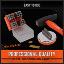 37Pcs 6mm Number & Capital Letter Stamp Set Punches Metal Plastic Wood Leather-7