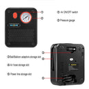 NOONE 1.9M Air Compressor Tire Inflator 12V Portable Car Tire Inflator Pump 60W-4