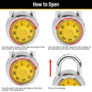 Lock Dial Combination Lock Gym Sports Locker Toolbox Case School Portable Au-5