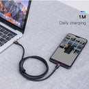 Red Black Baseus 60W 100W USB C to Type C Charger Cable PD Fast Charge For Samsung - 2m 100w-11