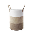 Handheld Cotton Rope Woven Storage Basket for Bedroom Bathroom Closet Durable-2