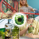 Hanging Warm Cotton Nest Hammock Cozy Bed for Parrots and Other Bird Species - Blue-6