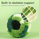 Hanging Warm Cotton Nest Hammock Cozy Bed for Parrots and Other Bird Species - Green-7