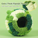 Hanging Warm Cotton Nest Hammock Cozy Bed for Parrots and Other Bird Species - Green-10