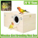 1-Piece Bird Breeding Nest Box with Perch, 29 x 15 x 15 cm-14