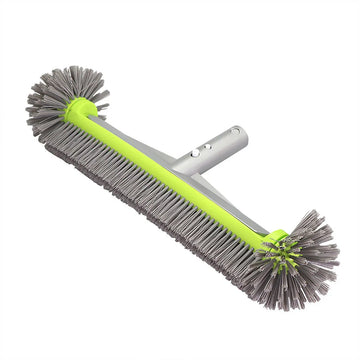 Swimming Pool Cleaning Brush Corner Scrub Brush Pool Wall Floor Cleaner Tool - 0