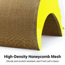 1-Piece Moon-Shaped Corrugated Cardboard Cat Scratcher-12