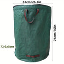 Green Garden Waste Bags with Lids 76 x 67 cm - 3 Pieces-3