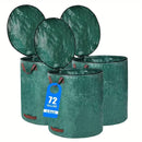 Green Garden Waste Bags with Lids 76 x 67 cm - 3 Pieces-13