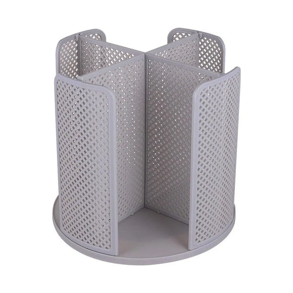 Paper Cup Holder Organizer Swivel Compartment Cup Picker Drink Storage Stand - Grey