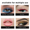12 Pcs Coloured Eyeliner Pencil Set, Retractable Eye Makeup Pencils in Assorted Colours-4