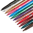 12 Pcs Coloured Eyeliner Pencil Set, Retractable Eye Makeup Pencils in Assorted Colours-10