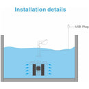 Aquarium Six in One Filter Reverse Air Lift Suction Aeration Wave Maker System-7