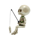 1-Piece Fishing Skeleton Garden Ornament-2