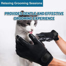 Black Pet Grooming Gloves - 1 Pair (2 Pieces)-12
