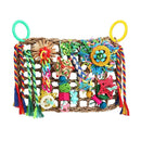 1-Piece Multicolour Bird Cage Climbing Net Toy, 28 x 21 cm-2