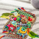 1-Piece Multicolour Bird Cage Climbing Net Toy, 28 x 21 cm-4