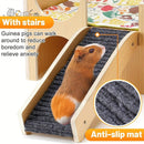 Natural-Finish Small Pet House with Ramp - 1 Piece-4