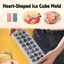 2-Piece 21-Cavity Heart Ice Tray Set in Pink and Blue-1