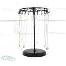 1-Piece Black Rotating Jewellery Display Rack-12