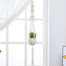 5-Piece Macrame Plant Hanger Set for Indoor Pots-6