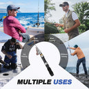 Portable Mini Fishing Rod Fishing Gear Compact Travel Rods for Outdoor Sports - 235cm-7