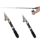 Portable Mini Fishing Rod Fishing Gear Compact Travel Rods for Outdoor Sports - 235cm-11