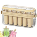 Beige 6-Cavity Ice Pop Mould with Carry Case - 1 Piece-12