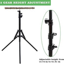 1-Piece Height-Adjustable Bird Perch Stand with Tripod Base-7