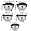 5-Bowl Nested Mixing Set with 5 Black Lids-3