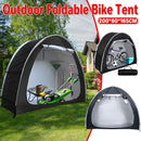 Black Foldable Bicycle Storage Tent 200 x 80 x 165 cm - 1 Piece-1