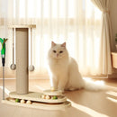 1-Piece Cat Scratching Post with Turntable Toy-7