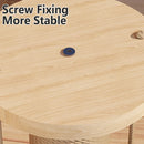 1-Piece Cat Scratching Post with Turntable Toy-9