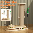 1-Piece Cat Scratching Post with Turntable Toy-13