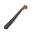 Long Handle Shoe Horn 42 cm Black with Brown Handle Sleeve, 1 Piece-2