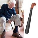 Long Handle Shoe Horn 42 cm Black with Brown Handle Sleeve, 1 Piece-8