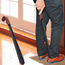 Long Handle Shoe Horn 42 cm Black with Brown Handle Sleeve, 1 Piece-12