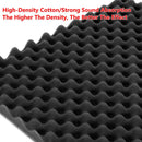 Black Egg-Crate Wall Panel Set 30 x 30 x 3 cm - 20 Pieces-7