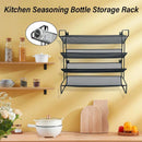 Black Four-Tier Spice Rack 34 x 11 x 32 cm - 1 Piece-13