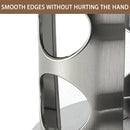 Stainless Steel Rotating Spice Rack Organizer Kitchen Seasoning Jar Holder Use-6