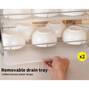 Kitchen Bowl Dish Rack Drainer Storage Cutlery Holder Cupboard Organizer-5
