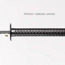 1-Piece Black 24-Rib Sword-Handle Straight Umbrella-7