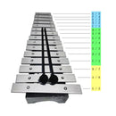 4-Piece 15-Note Glockenspiel Set with Mallets and Carry Bag-3