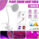 200 LED Clip-On Plant Grow Light with Flexible Gooseneck - 1 Pc-1