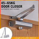Hydraulic Automatic Door Closer with Adjustable Closing Speed, Soft Close - 1 Pc-1