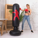 Vertical Inflatable Non-Tumbler Boxing Column - 160Cm Height - Black-1
