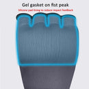 Protective Half Finger Boxing Gloves With Gel Padding And Wrist Support - One Size - Black-5