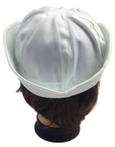 Adult White Sailor Hat Marine Unisex Gob Captain Navy Hen's Night Doughboy Cap-3