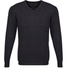 Mens Advatex Varesa Wool Pullover Jumper Cardigan V Neck - Charcoal - L-1